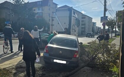 Accident cu o victimă pe bulevardul Liviu Rebreanu