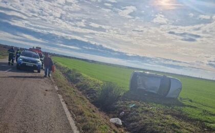 Accident lângă Timișoara, un minor în vârstă de 10 ani a ajuns la spital