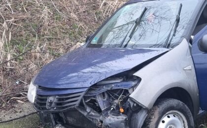 Accident în zona localității Giarmata: intervenție rapidă a polițiștilor de frontieră