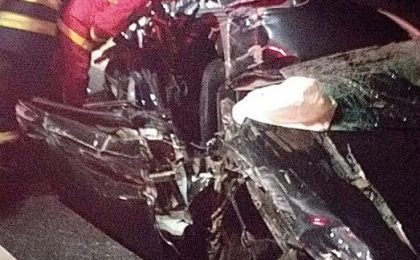 Accident pe autostrada A1, pe sensul de mers Timișoara - Lugoj