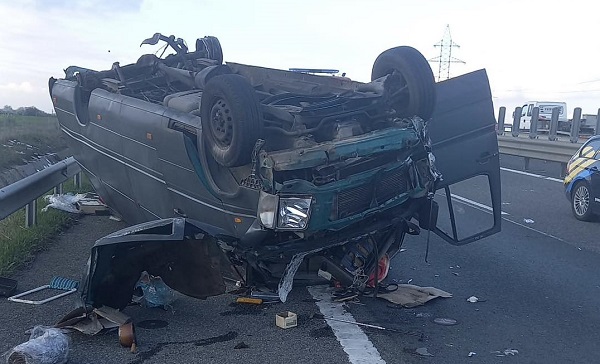 Accident cu 3 victime pe Autostrada A1, între Arad și Timișoara. Trafic restricționat