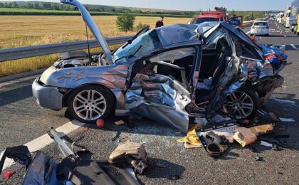 Trei victime în urma accident rutier produs în Timiș