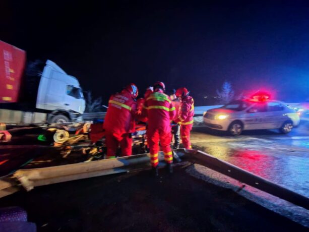 Accident groaznic pe autostrada A1