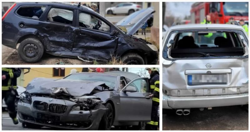 Accident grav: ambii șoferi au în jur de 20 de ani
