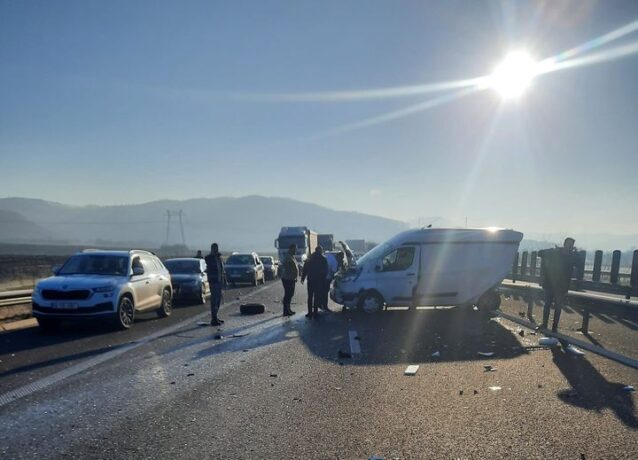 Accident pe autostrada A1, pe sensul Deva - Timişoara