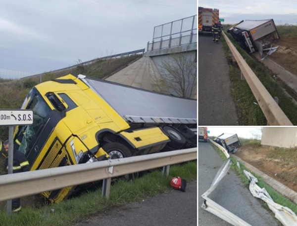 Accident pe autostradă, între Arad și Timișoara
