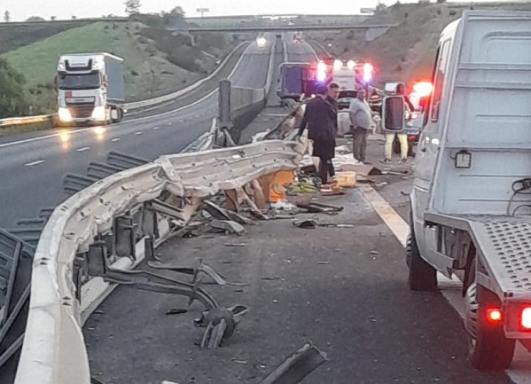 Accident grav pe autostrada A1, între Timişoara şi Arad