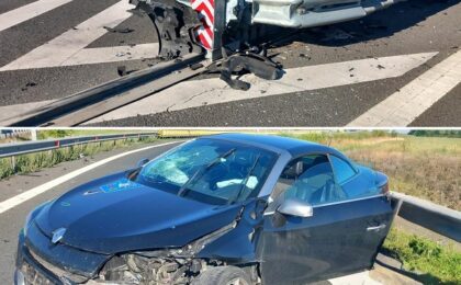 Accident grav pe autostrada A1, în Timiş