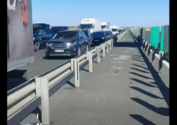Accident teribil pe autostrada A1, în Timiș. Trafic blocat