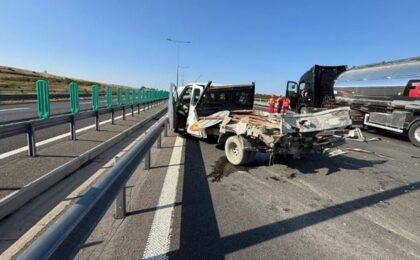 Trei bărbați au murit într-un accident pe autostrada A1 Deva - Sibiu