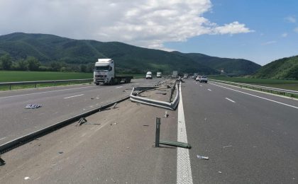 Accident pe Autostrada A1, trafic dat peste cap pe ambele sensuri