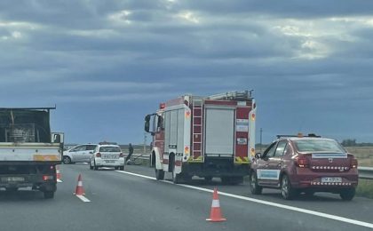 Accident pe autostrada A1, între Timişoara şi Lugoj