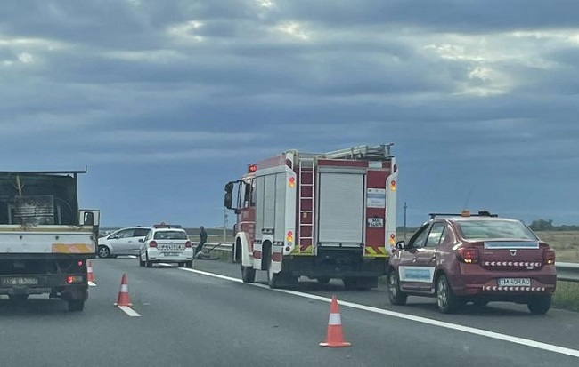 Accident pe autostrada A1, între Timişoara şi Lugoj