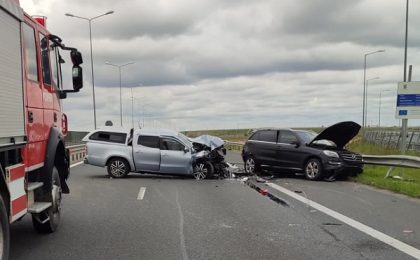 Accident violent pe Autostrada A1. Foto