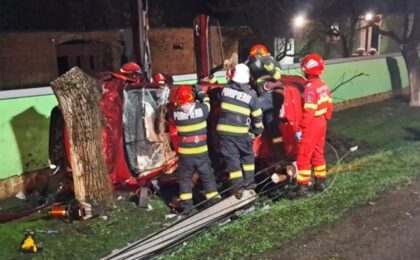 Accident mortal pe un drum din vestul țării