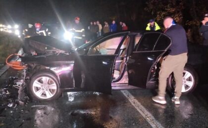 Accident grav, cu trei victime, pe şoseaua Reşiţa - Timişoara