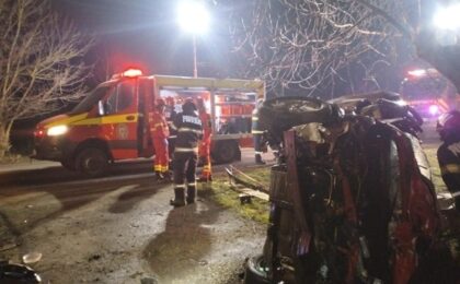 O femeie a murit într-un accident teribil, în vestul țării