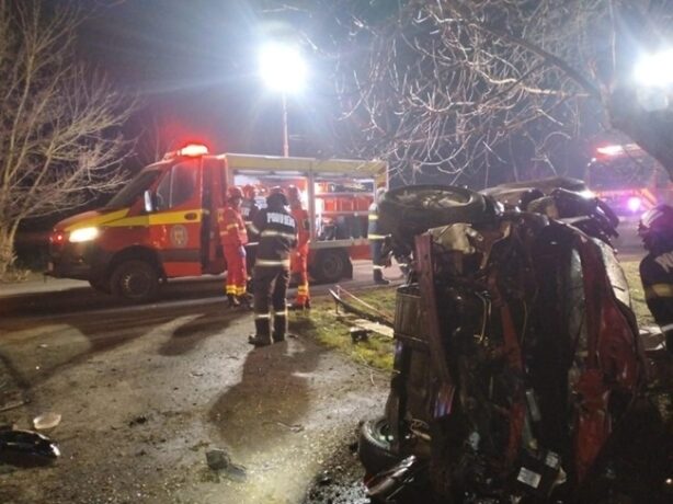 O femeie a murit într-un accident teribil, în vestul țării