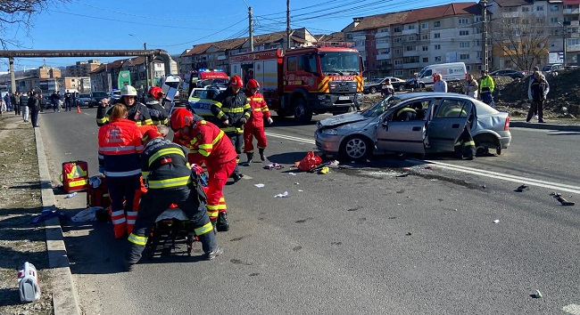 Accident extrem de grav pe DN 66 (video)