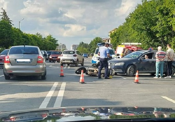 Motociclist rănit grav între Timișoara și Giroc. A încercat să evite un accident