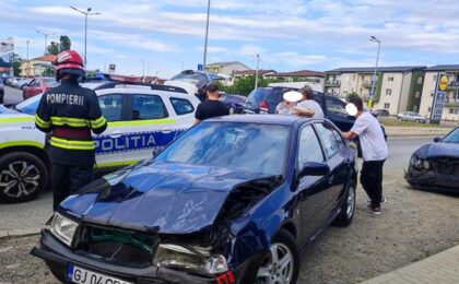 Accident violent la Giroc