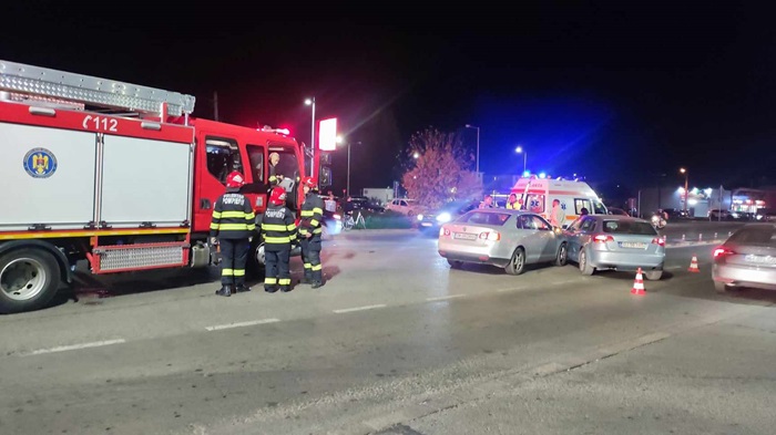 Accident grav la Giroc 1 Accident grav la Giroc