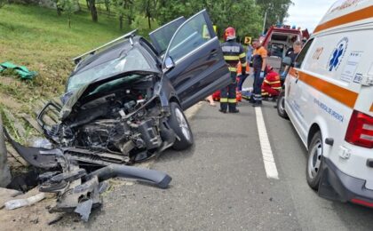 Accident mortal pe DN 66. O fetiță în vârstă de 10 ani și-a pierdut viața