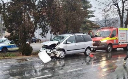 Accident cu urmări grave, în vestul țării