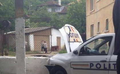 accident masina politie