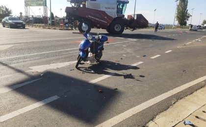 Accident bizar: un motociclist drogat a omorât un bărbat aflat pe un moped