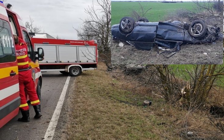 Accident mortal pe șoseaua Timișoara - Arad. Trafic dat peste cap
