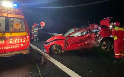 Polițiștii au aflat cum s-a produs accidentul în care a murit șoferul din Timiș, pe Autostrada Timișoara-Arad