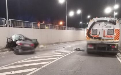 Polițiștii au stabilit cum s-a produs tragedia din Pasajul Michelangelo, în care un tânăr șofer și-a pierdut viața. Foto 2 Polițiștii au stabilit cum s-a produs tragedia din Pasajul Michelangelo, în care un tânăr șofer și-a pierdut viața. Foto