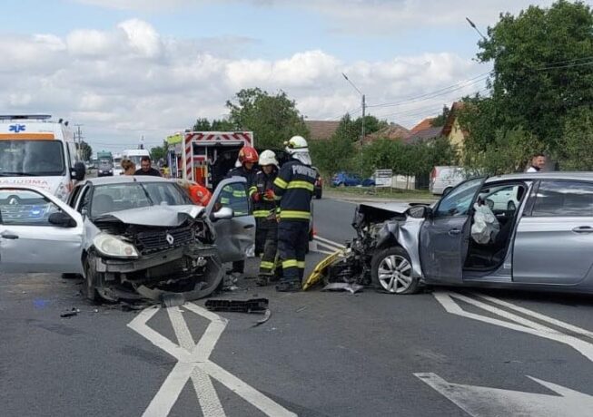 Accident rutier extrem de grav în localitatea Șag. FOTO