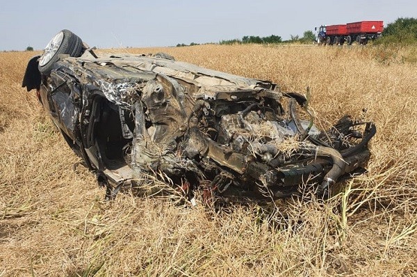 Accident grav în apropiere de Sânnicolau Mare / Foto