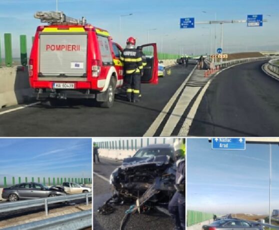 Accident grav în apropiere de Timişoara (foto)