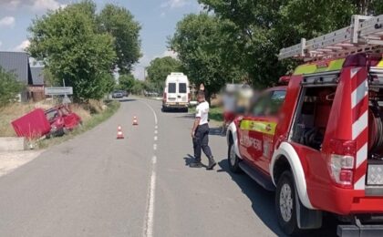 Accident cu o victimă în Timiș