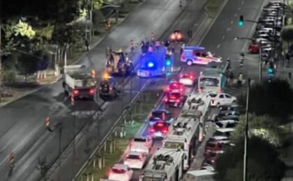 Accident în Timișoara: șofer în vârstă de 84 de ani, rănit după ce o tânără șoferiță a trecut pe roșu la semafor