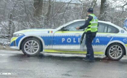 Motociclist rănit într-un accident, la Timişoara