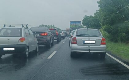Accident violent pe Calea Şagului din Timişoara