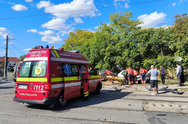 Accident grav în Timișoara