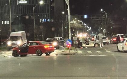 Accident grav pe Calea Torontalului din Timișoara