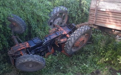 Accident tragic! Un bărbat a murit strivit de tractor