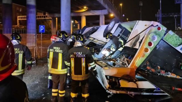 Patru români au murit în accidentul de autocar din Veneția