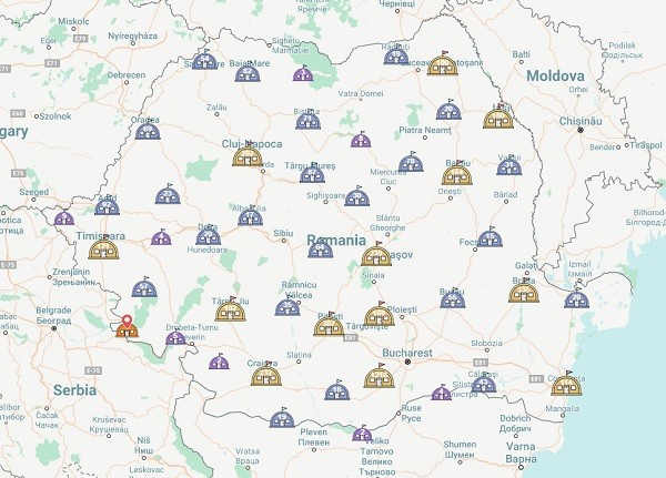 Aplicație pentru identificarea adăposturilor antiatomice din România