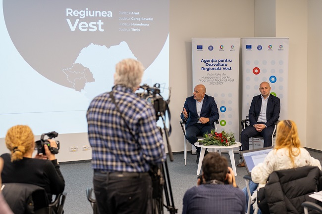 ADR Vest a lansat platforma digitală de monitorizare a investițiilor finanțate prin Programul Regional Vest