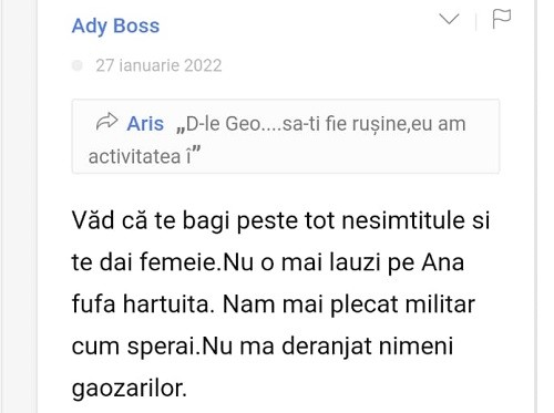 “Ady Boss”, tânărul din Freidorf acuzat de hărțuire sexuală, se laudă că este ocrotit de șefi și de anchetatori: “Nu ma deranjat nimeni găozarilor”