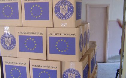 La Timișoara se distribuie ajutoarele alimentare pentru persoane defavorizate