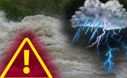 Pericol de inundaţii. 14 bazine hidrografice sub avertisment. Cod portocaliu în vestul țării