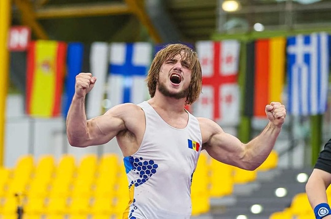 Alexandrin Guțu, tot mai sus! Este cel mai tânăr sportiv din Top 5 mondial la categoria 77 de kilograme